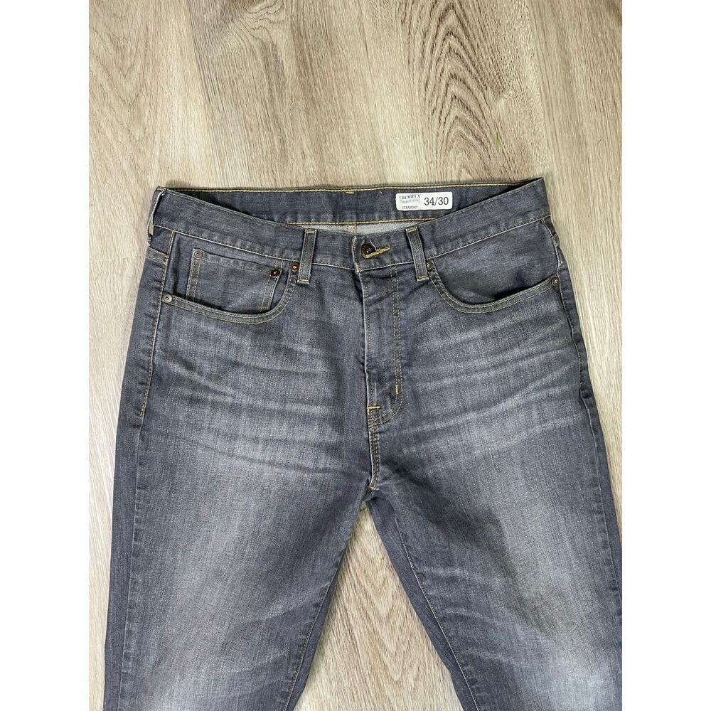 Cremieux Premium Denim Gray Straight Jeans Men's 34x30 Stretch Spandex Classic - Picture 7 of 12